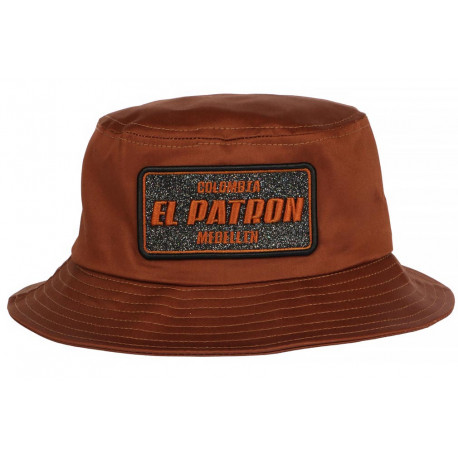 Chapeau Bob El Patron Marron Strass Medellin Colombia Streetwear BOB SKR