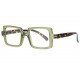 Grandes Lunettes de Lecture Vertes Originales Prestya Lunettes Loupes Nyls Création