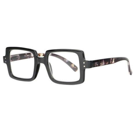 Grandes Lunettes de Lecture Noires Ecailles Originales Prestya Lunettes Loupes Nyls Création