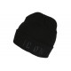 Bonnet Icon Noir en Laine Classe Broderie 3D Tendance Staary BONNETS Hip Hop Honour