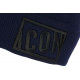 Bonnet Icon Bleu et Noir Fashion en Laine Brode 3D Starry BONNETS Hip Hop Honour