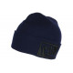 Bonnet Icon Bleu et Noir Fashion en Laine Brode 3D Starry BONNETS Hip Hop Honour