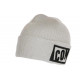 Bonnet Icon Gris et Noir Fashion en Laine Brode 3D Starry BONNETS Hip Hop Honour