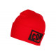 Bonnet Icon Rouge et Noir Fashion en Laine Brode 3D Starry BONNETS Hip Hop Honour