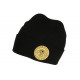 Bonnet Lion Dore Laine Noire Classe et Tendance Wildy BONNETS Hip Hop Honour