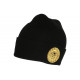 Bonnet Lion Dore Laine Noire Classe et Tendance Wildy BONNETS Hip Hop Honour