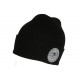 Bonnet Lion Argent Laine Noire Classe et Tendance Wildy BONNETS Hip Hop Honour