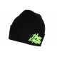 Bonnet Time Is Money Vert Fluo Laine Noire Streetwear Banky BONNETS Hip Hop Honour