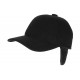 Casquette baseball cache oreille noire en Polaire Welter CASQUETTES Nyls Création