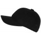 Casquette baseball cache oreille noire en Polaire Welter CASQUETTES Nyls Création