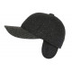 Casquette Baseball Cache Oreille Grise en Polaire Welter CASQUETTES Nyls Création