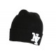 Bonnet NY Noir et Blanc en Laine Brode 3D Tendance Farzy BONNETS Hip Hop Honour