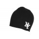 Bonnet NY Noir et Blanc Tendance Laine Chaude Newyo BONNETS Hip Hop Honour