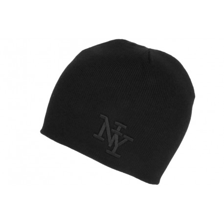 Bonnet NY Noir Tendance Classe Laine Chaude Newyo BONNETS Hip Hop Honour