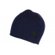 Bonnet NY Bleu Marine Tendance en Laine Chaude Newyo BONNETS Hip Hop Honour