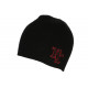 Bonnet NY Rouge et Noir Tendance en Laine Chaude Newyo BONNETS Hip Hop Honour