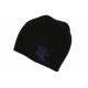 Bonnet NY Bleu et Noir Tendance en Laine Chaude Newyo BONNETS Hip Hop Honour