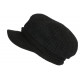 Bonnet Casquette Femme Noir Beret Angora Classe Hiva BONNETS Nyls Création