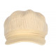 Bonnet Casquette Femme Beige Beret Angora Classe Hiva BONNETS Nyls Création