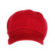 Bonnet Casquette Femme Rouge Beret Angora Classe Hiva BONNETS Nyls Création