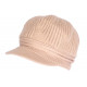 Bonnet Casquette Femme Rose Beret Angora Classe Hiva BONNETS Nyls Création