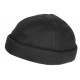 Bonnet Docker Cuir Noir Biker Koyoon Aussie Apparel BONNETS Aussie Apparel