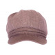 Bonnet Casquette Femme Violet Argent Beret Angora Hoela BONNETS Nyls Création