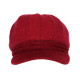 Bonnet Casquette Femme Rouge Brillant Beret Angora Hoela BONNETS Nyls Création