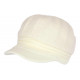 Bonnet Casquette Femme Blanc Brillant Beret Angora Hoela BONNETS Nyls Création