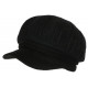 Bonnet Casquette Femme Noir Beret Angora Tendance Holda BONNETS Nyls Création