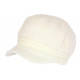 Bonnet Casquette Blanc Femme Beret Angora Tendance Holda BONNETS Nyls Création