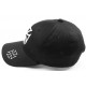 Casquette croix de malte noire et blanche Biker Baseball CASQUETTES Nyls Création