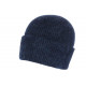 Bonnet Angora Bleu Marine en Laine Douce et Classe Antje BONNETS Nyls Création