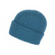 Bonnet Angora Bleu Canard en Laine Douce et Classe Antje BONNETS Nyls Création