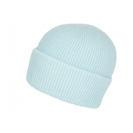 Bonnet Angora Bleu Ciel en Laine Douce et Classe Antje BONNETS Nyls Création