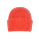 Bonnet Angora Orange en Laine Douce et Classe Antje BONNETS Nyls Création