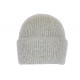 Bonnet Angora Gris Chine en Laine Douce et Classe Antje BONNETS Nyls Création