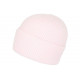 Bonnet Angora Rose Clair en Laine Douce et Classe Antje BONNETS Nyls Création