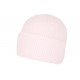 Bonnet Angora Rose Clair en Laine Douce et Classe Antje BONNETS Nyls Création