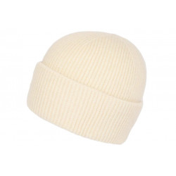 Bonnet Angora Beige en Laine Douce et Classe Antje BONNETS Nyls Création