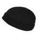 Bonnet Docker Noir en Coton Look Marin Miki Keroet BONNETS Nyls Création