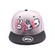 Snapback Hip Hop grise avec visière noire ANCIENNES COLLECTIONS divers