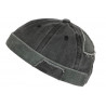 Bonnet Docker Gris Vintage en Coton Look Marin Miki Keroet