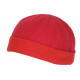 Bonnet Docker Rouge en Coton Style Marin Miki Keroet BONNETS Nyls Création