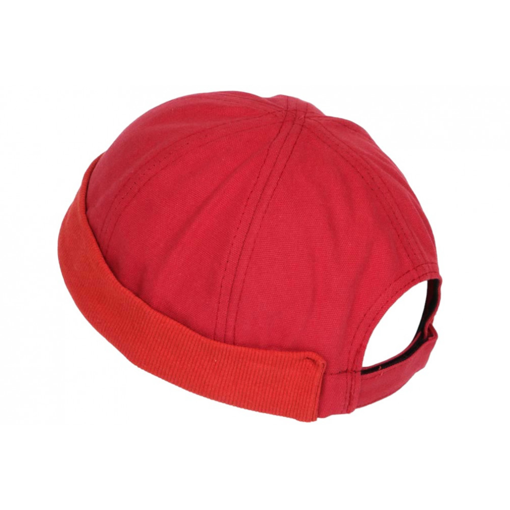 Bonnet Marin Rouge Coton pas cher, bonnet Docker homme femme livré 48h