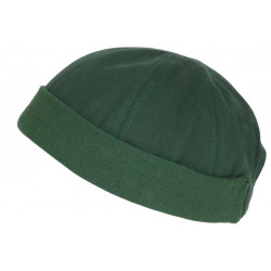 Bonnet Docker Vert Coton Look Marin Miki Keroet BONNETS Nyls Création