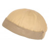 Bonnet Docker Marron Sable Coton Look Marin Miki Keroet