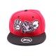 Snapback Hip Hop Rouge avec visière noir ANCIENNES COLLECTIONS divers