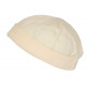 Bonnet Docker Beige en Coton Look Marin Miki Keroet BONNETS Nyls Création