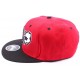 Snapback Hip Hop Rouge avec visière noir ANCIENNES COLLECTIONS divers